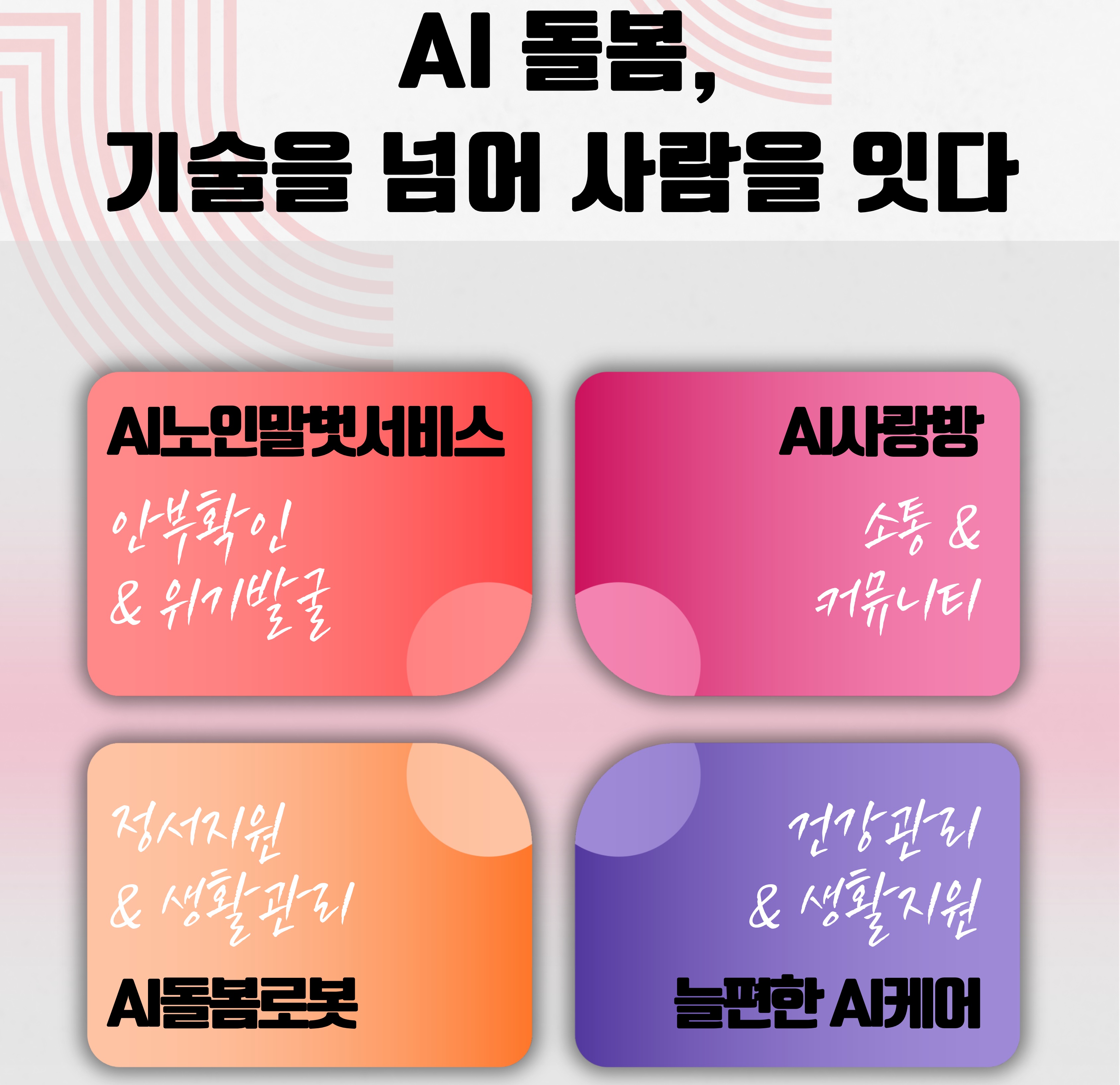 [30초 정책연구] AI 돌봄, 기술을 넘어 사람을 잇다